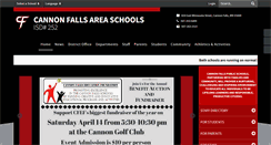 Desktop Screenshot of cannonfallsschools.com